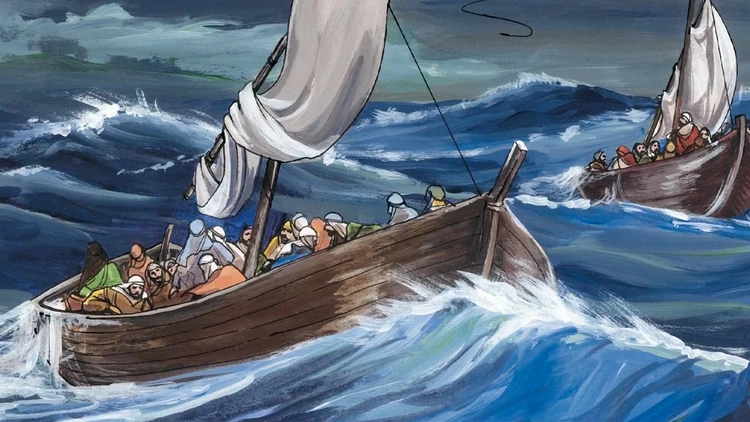 Jesus calms the storm